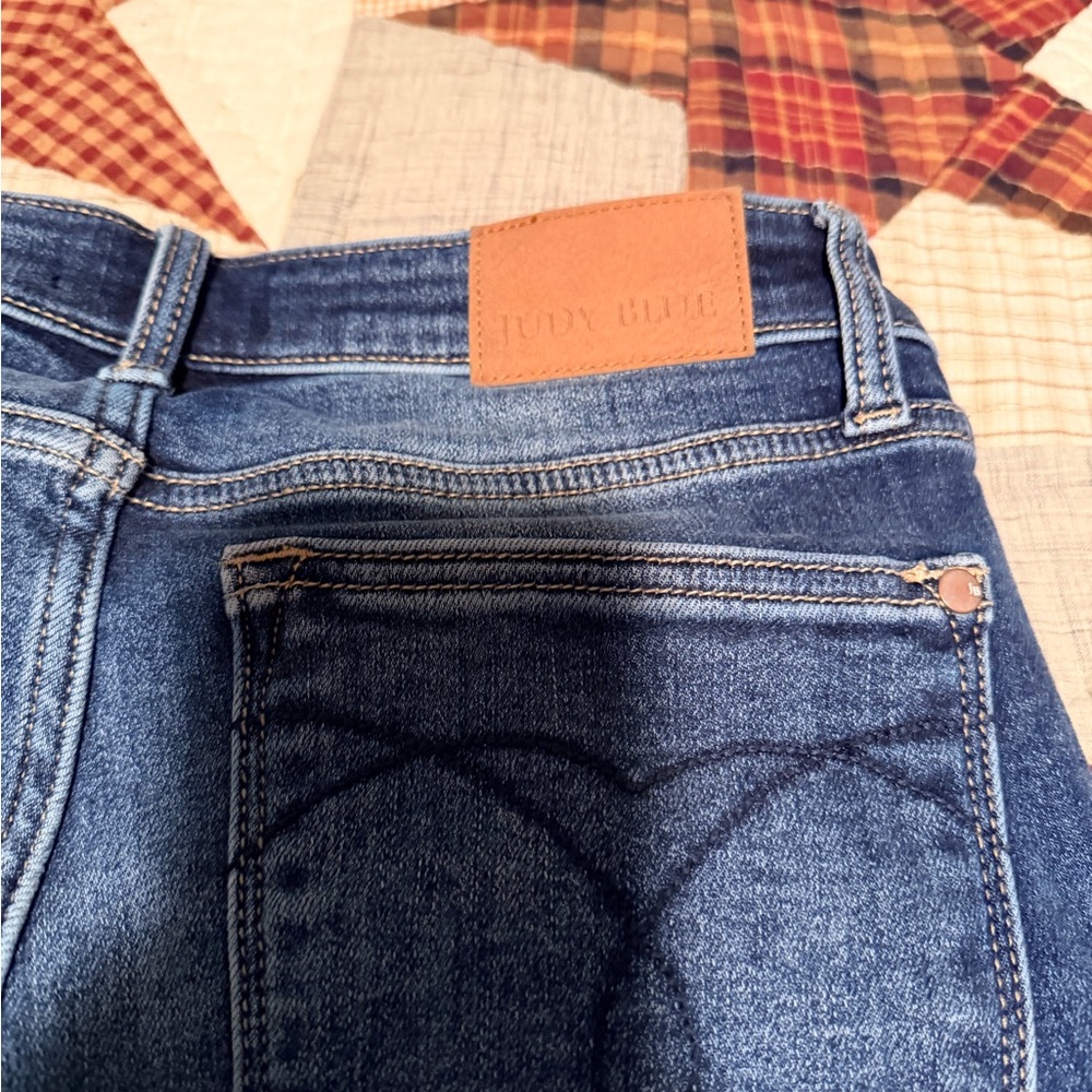 Judy Blue Dark Wash Skinny Jeans THERMA denim - Picture 5 of 5